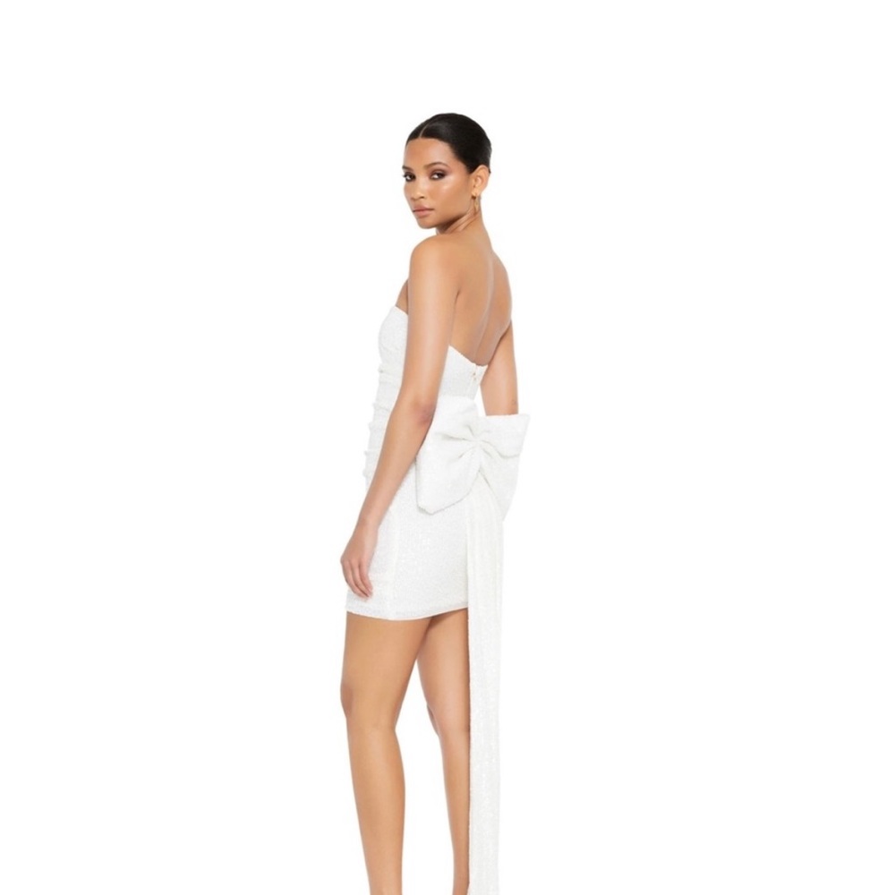 Nookie White Strapless Mini Dress